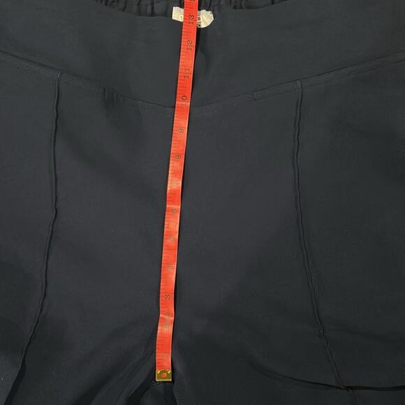 See Rose Go Navy Track Pants Size 16 Zip Pockets Rose Gold Quiet Luxury - Picture 4 of 8